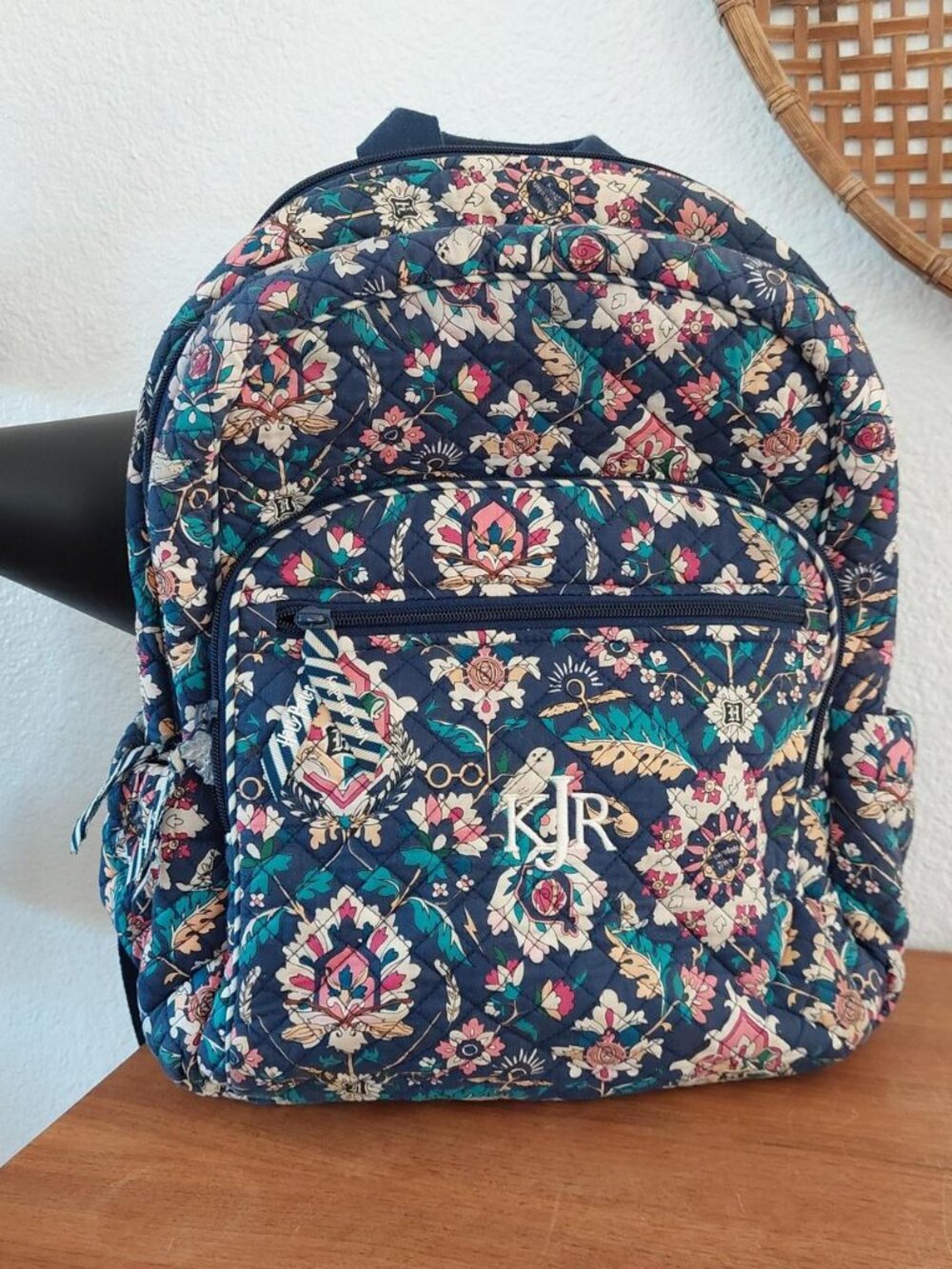 vera bradley harry potter backpack hedwig #floral #kawaii  used condition look a